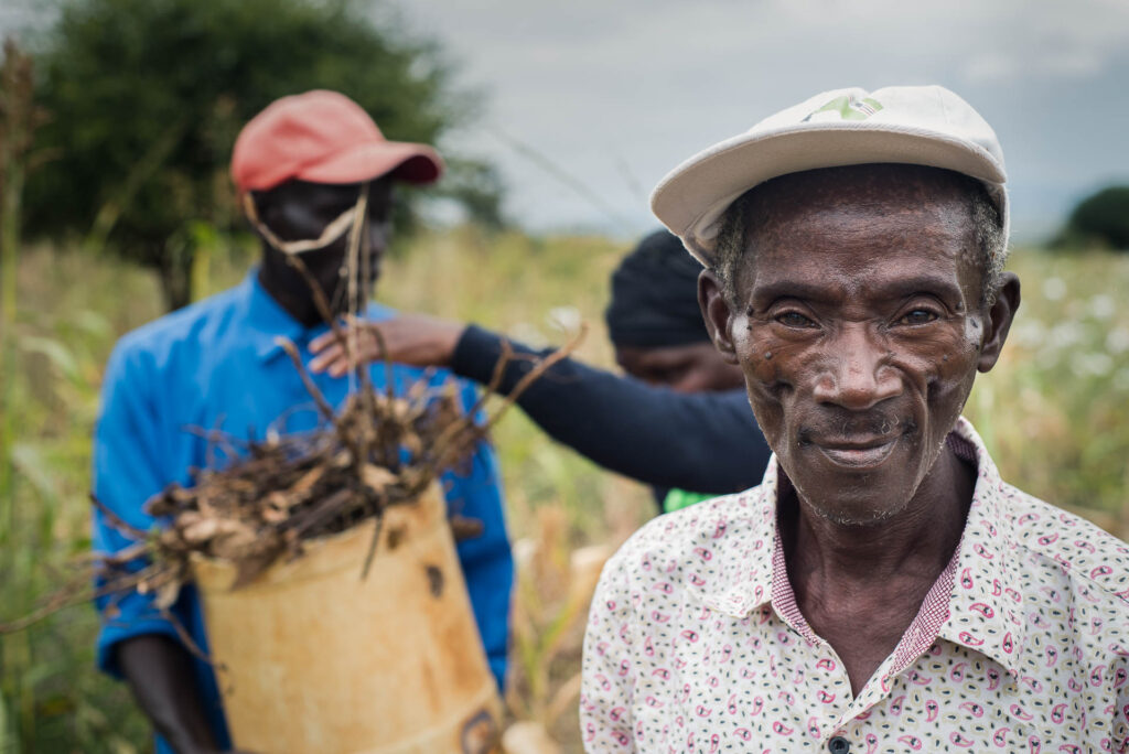 Portrait of Pula client Festus