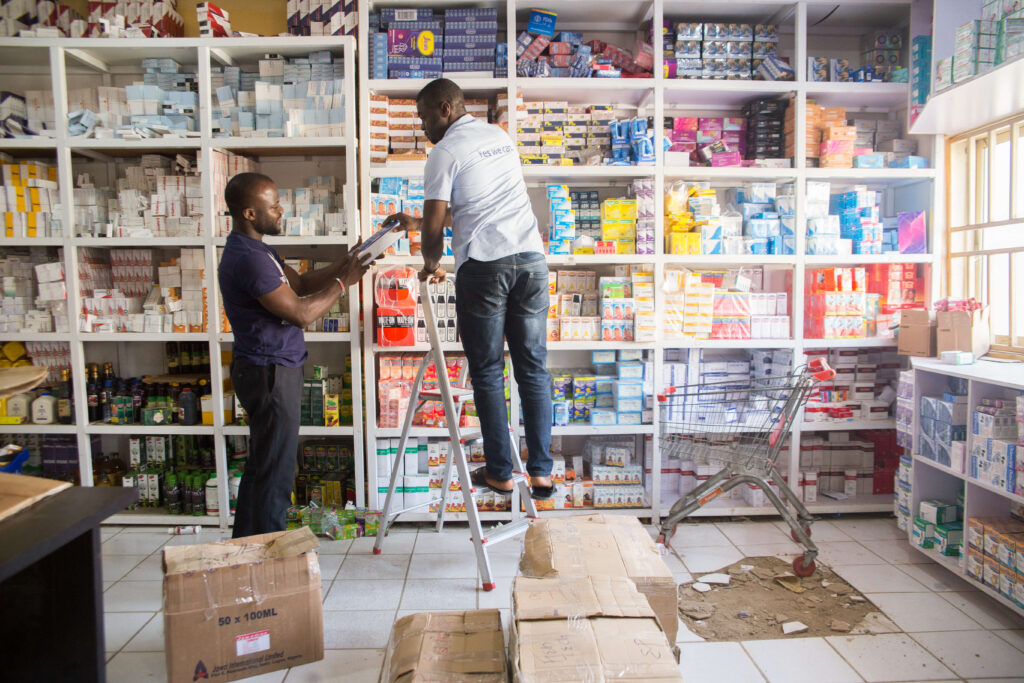 Field Intelligence staff in warehouse