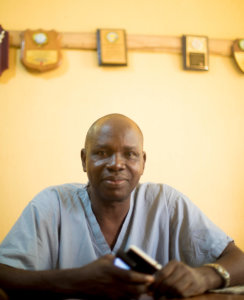 Dr. Akinpelu, a doctor and owner of a small, private hospital in Nigeria