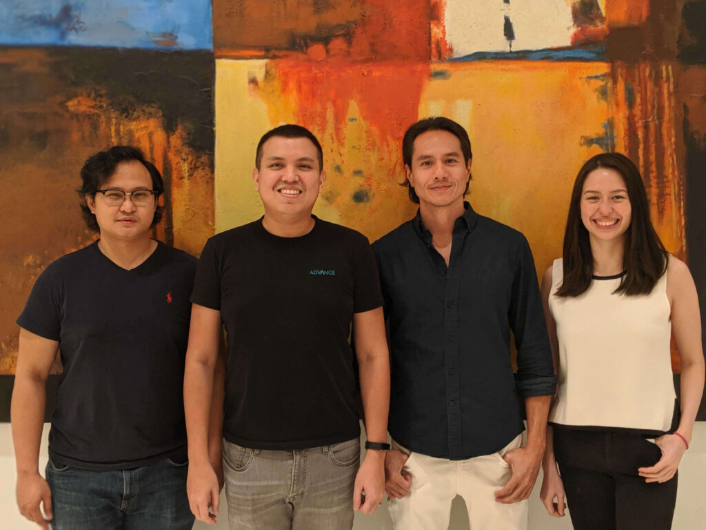 Founders of fintech company Advance in the Philippines