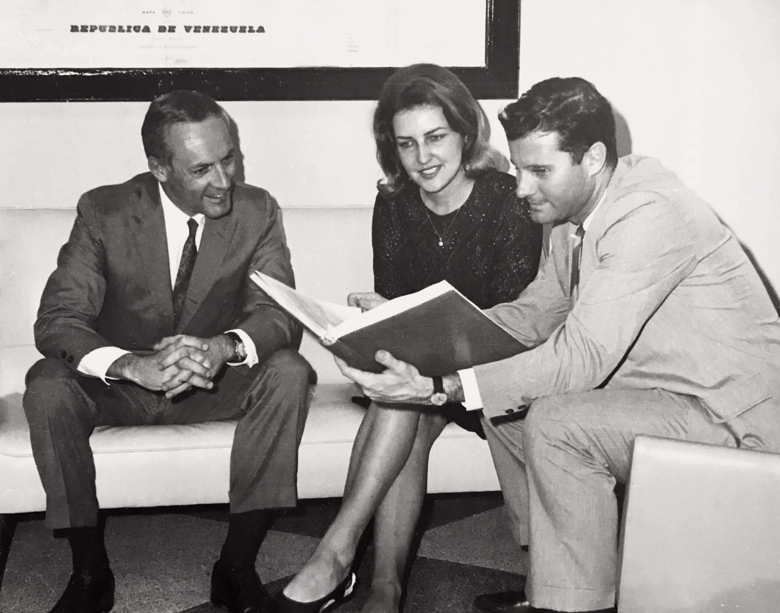 Winnie and Joe Blatchford with Bob Williams