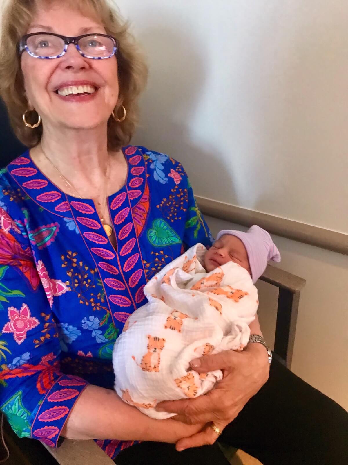 Winnie Blatchford with her granddaughter