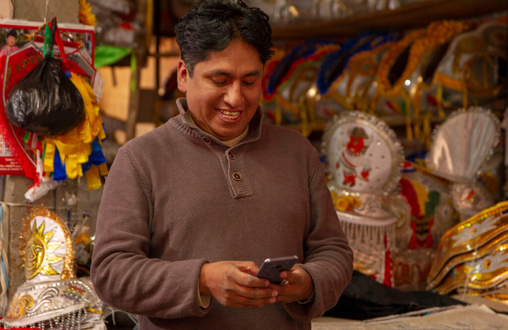 Juan Carlos, a client of BancoSol in Bolivia