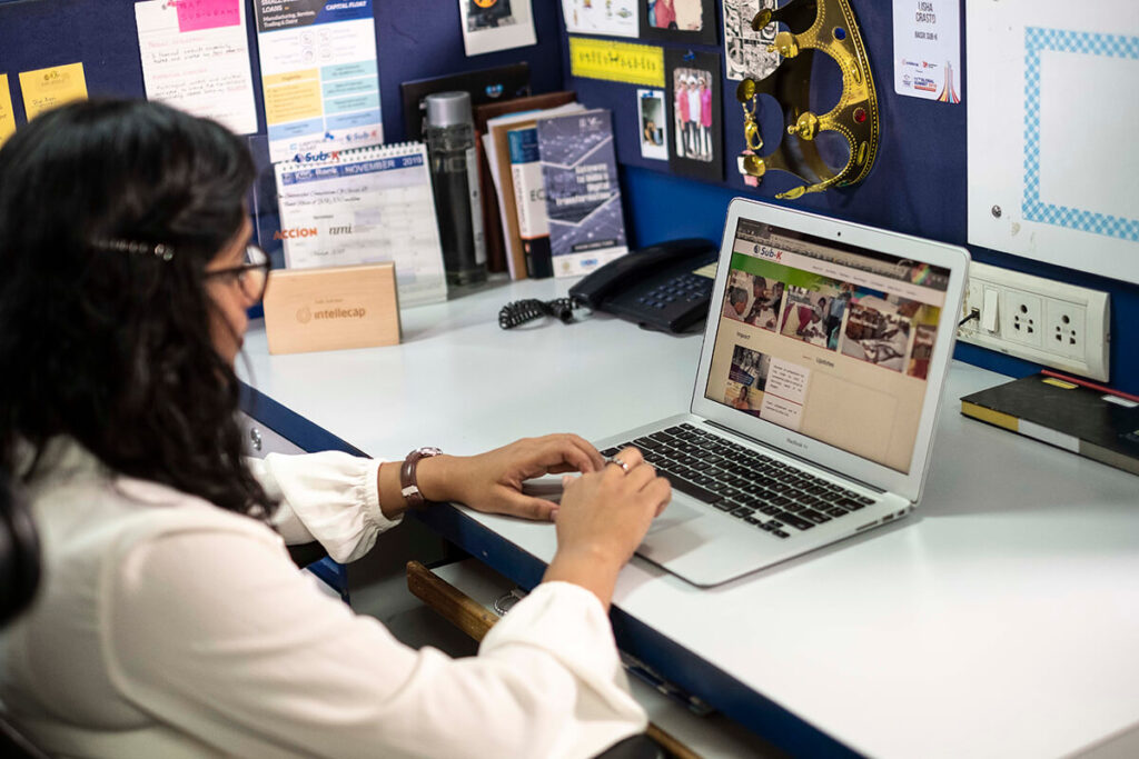 Sub-K employee working in India office