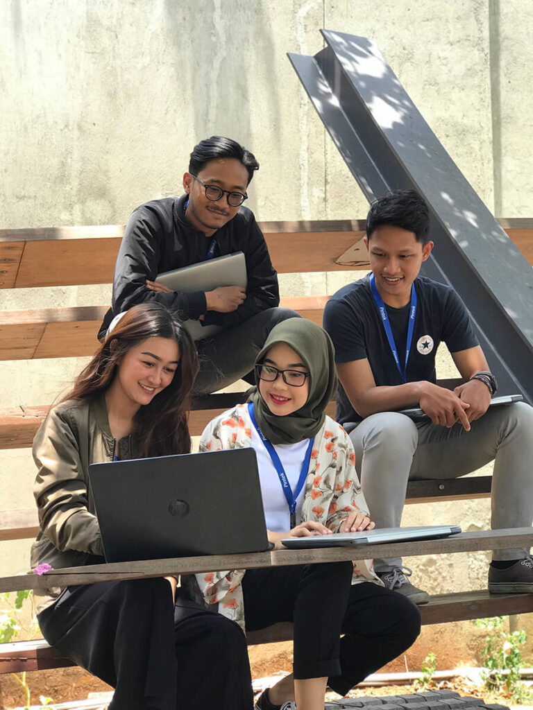 Pintek's student customers studying in Indonesia