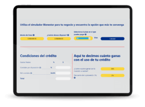 Bienestar-credit-simulator-tablet