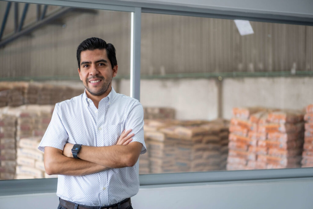 Francisco Romero Heda stands in front of Deposito San Francisco