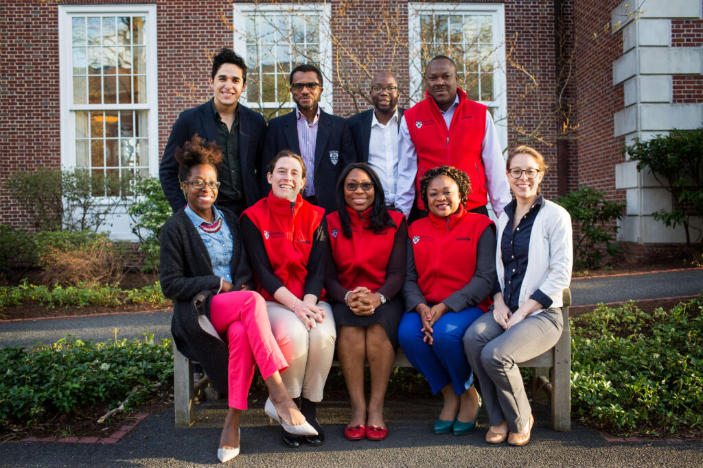 Participants of the HBS-Accion program sitting together