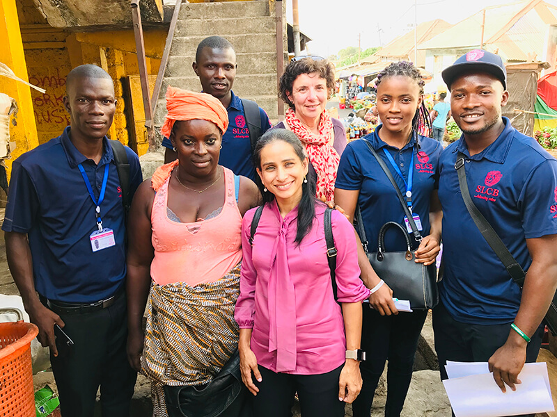 Shweta Pereira in Sierra Leone