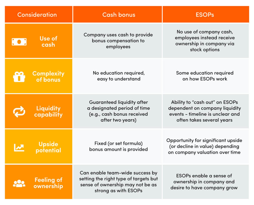 Employee stock option plan considerations for startups