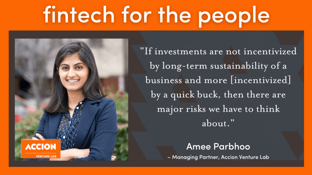 Fintech for the people S3 Amee quotecard