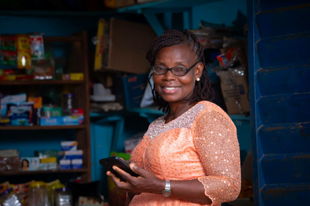 Toyin Adejoke Olu-Ayeni, provisions store owner, Accion MfB client