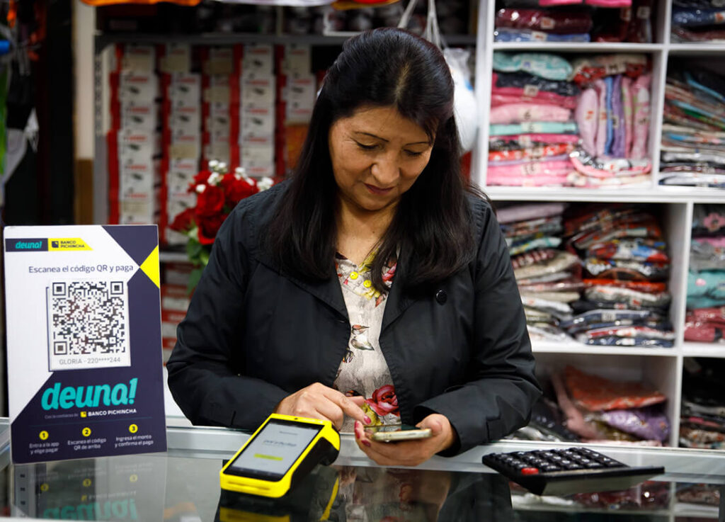 Gloria, entrepreneur in Ecuador