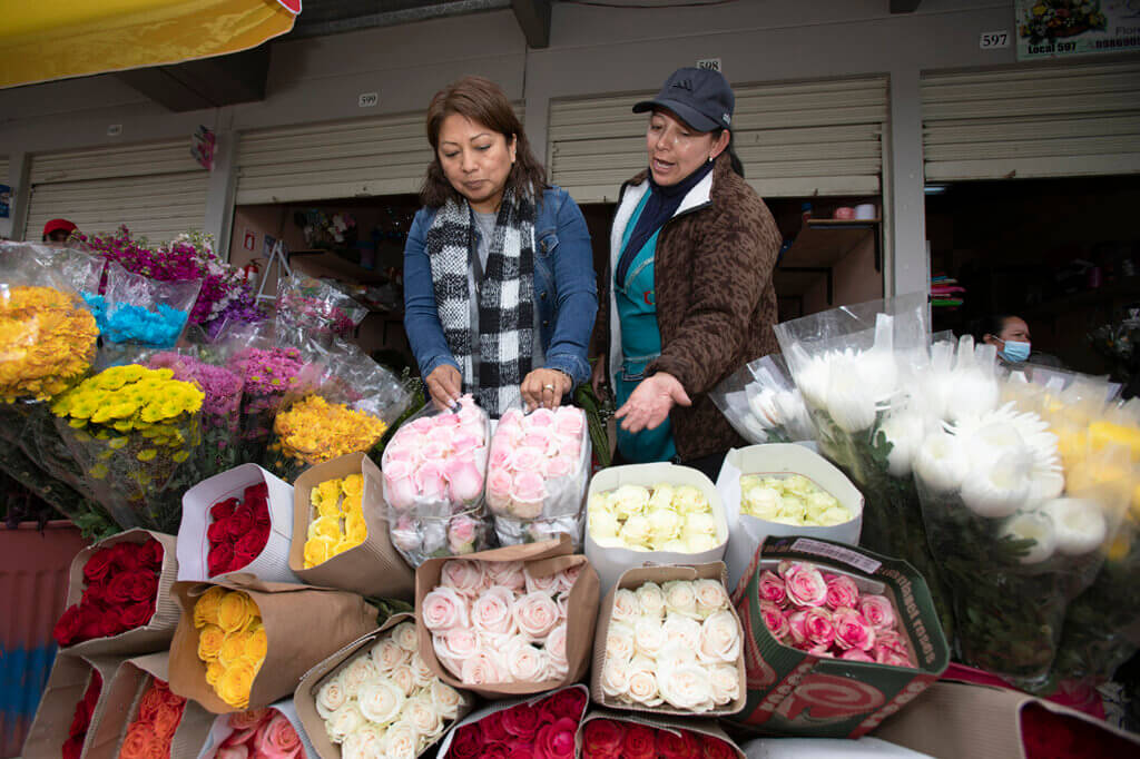 Paulina, a small business owner in Ecuador