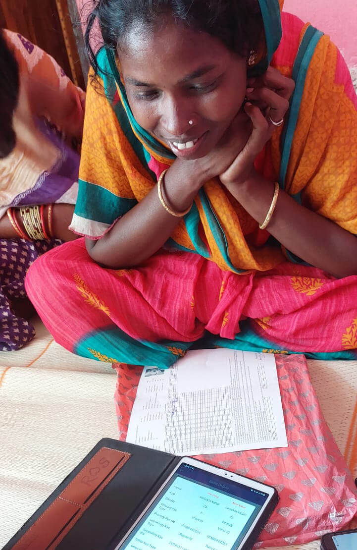 Sanjukta, an entrepreneur in Odisha, India