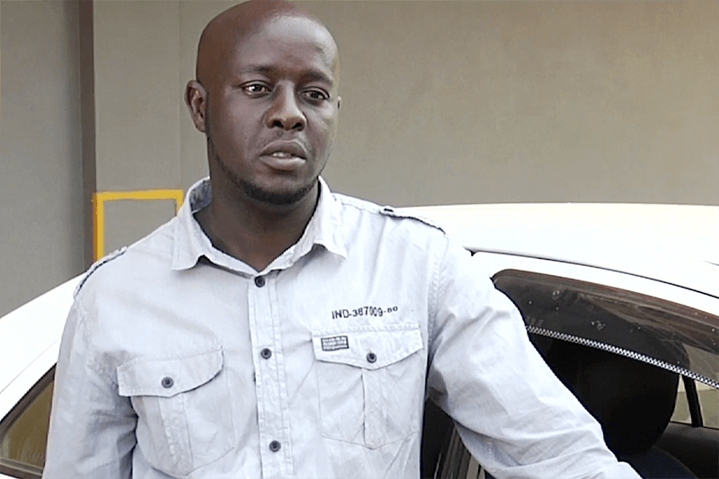 Charles, a rideshare driver and Lami client in Kenya