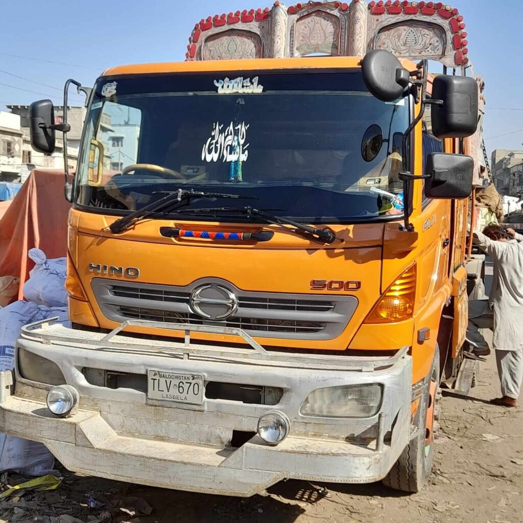 A truck in Pakistan