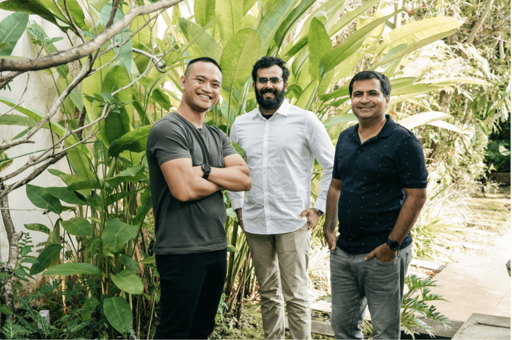 Semaai co-founders: Yoga Anandito, Gaurav Batra, Abhishek Gupta