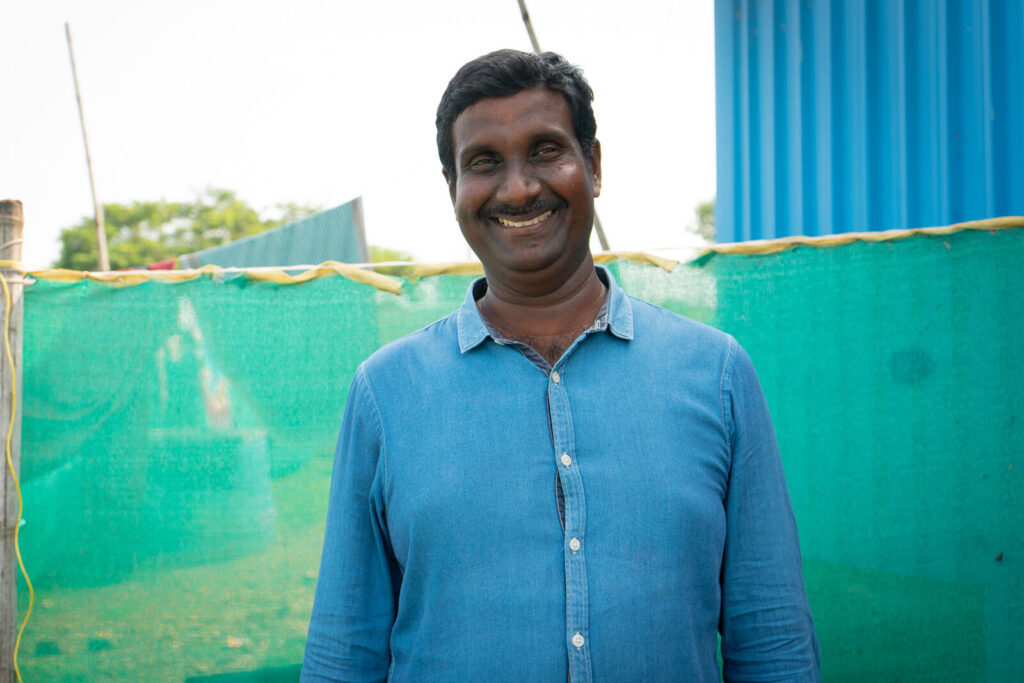 Krishnam Raju, aquaculture farmer