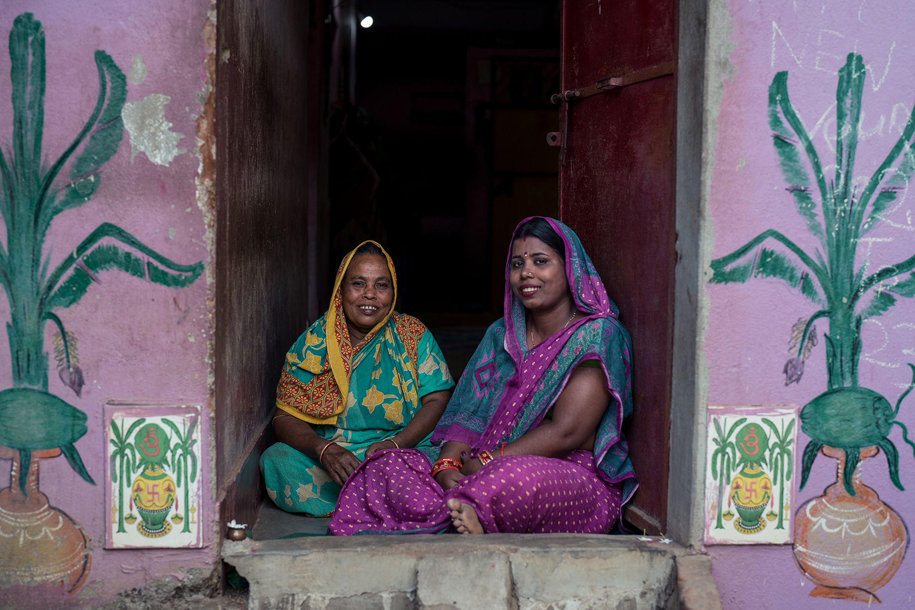 Rina and her mother-in-law, Rasmita