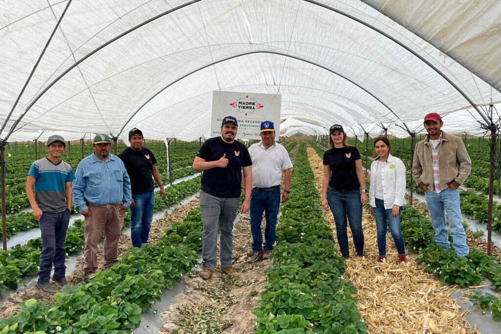 Verqor team with clients in Maravatio, Michoacán, Mexico