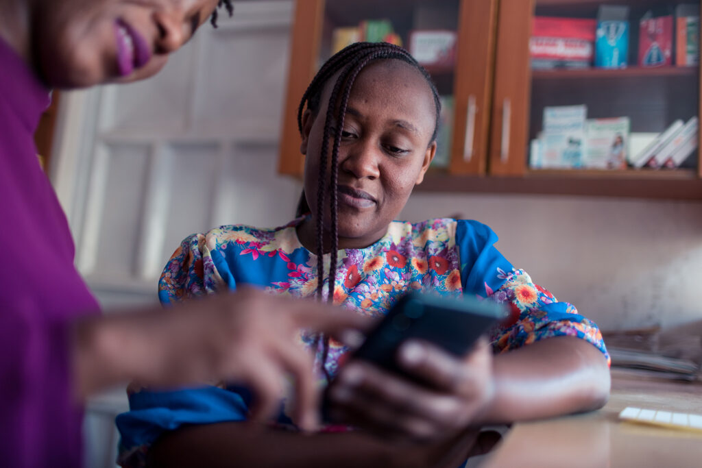 Faith at her pharmacy in Nairobi, Kenya