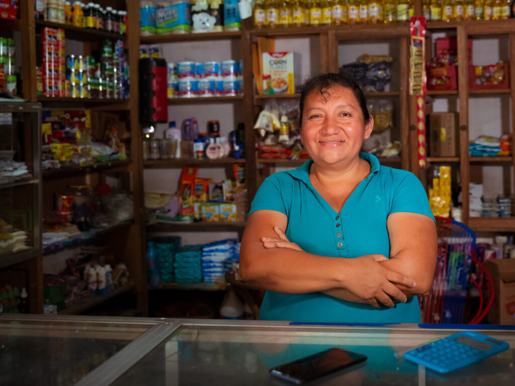 Miriam at her shop in Guatemala