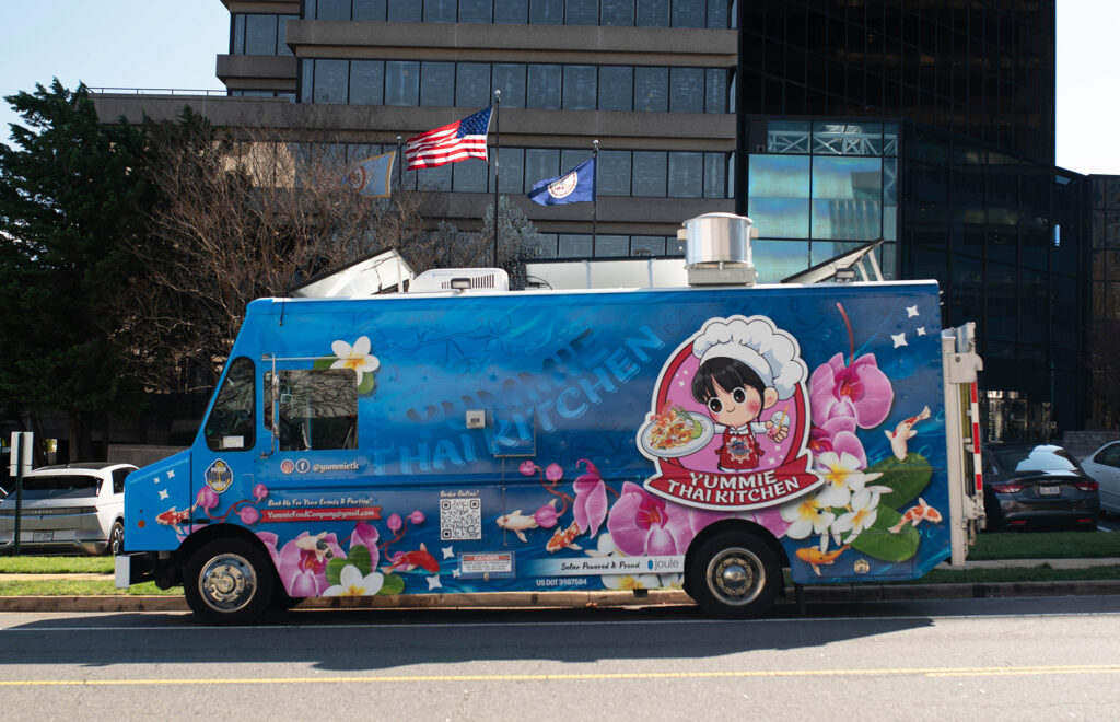 Yummie Thai Kitchen food truck in Virginia, USA