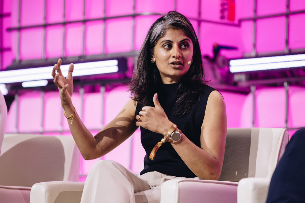 Amee Parbhoo speaks at Web Summit Rio 2025
