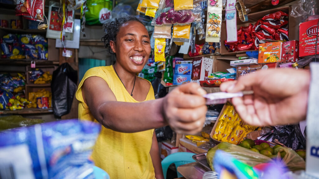 woman entrepreneur in Addis Ababa, Ethiopia