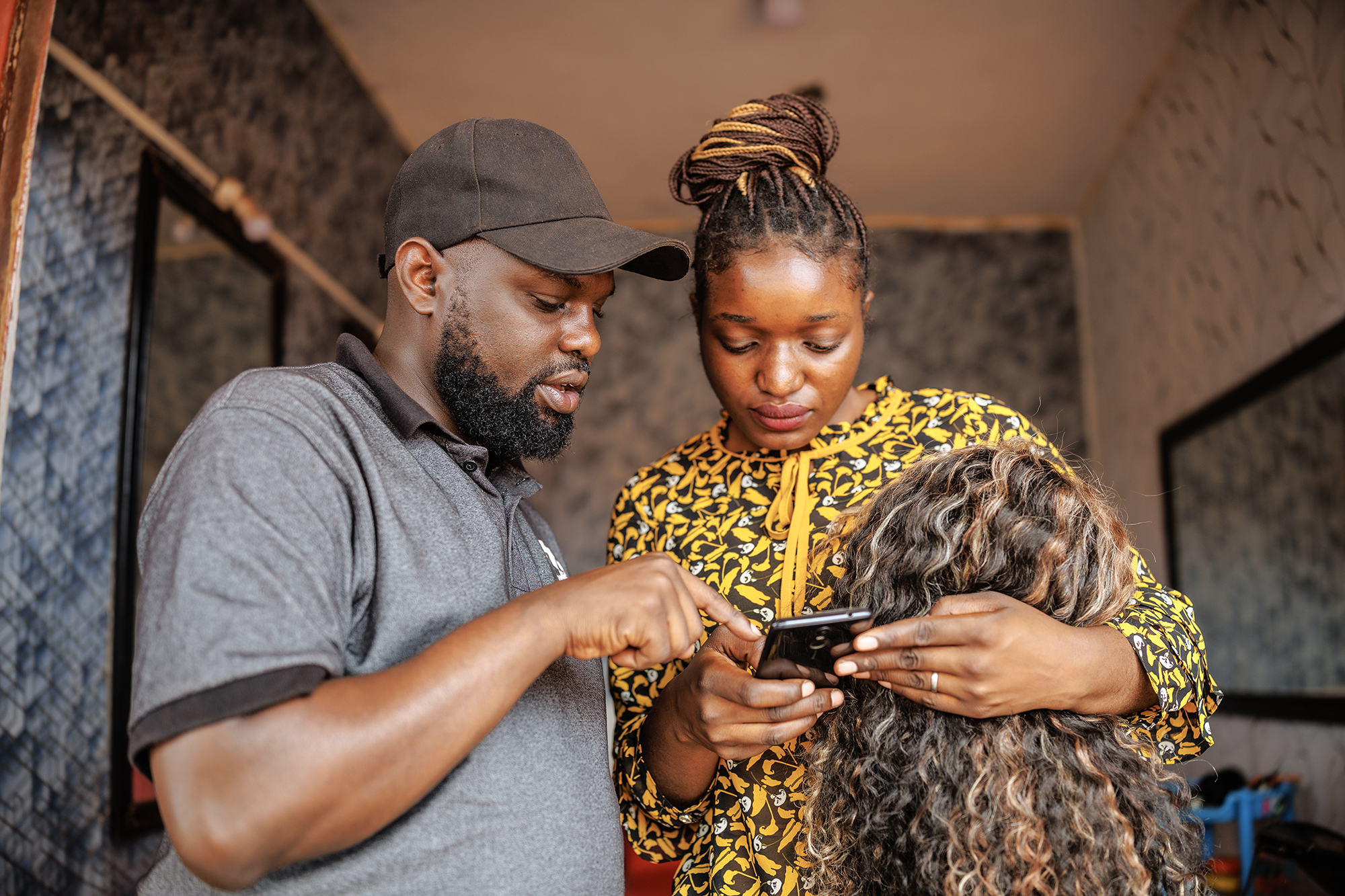 demonstration of Soko Uganda platform