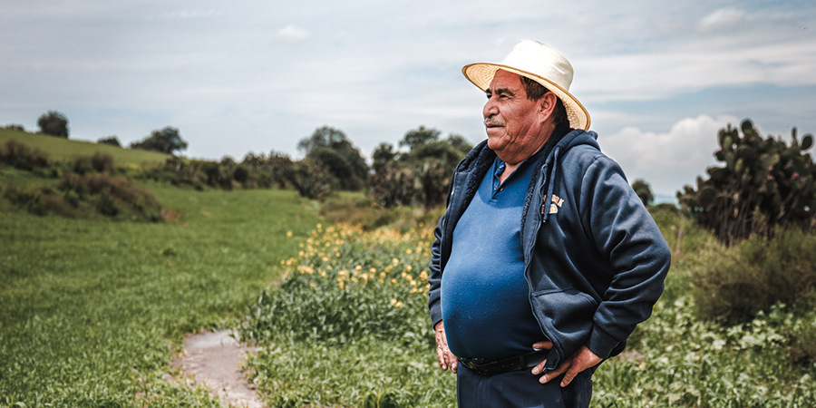 Jésus, farmer in Mexico and customer of Verqor