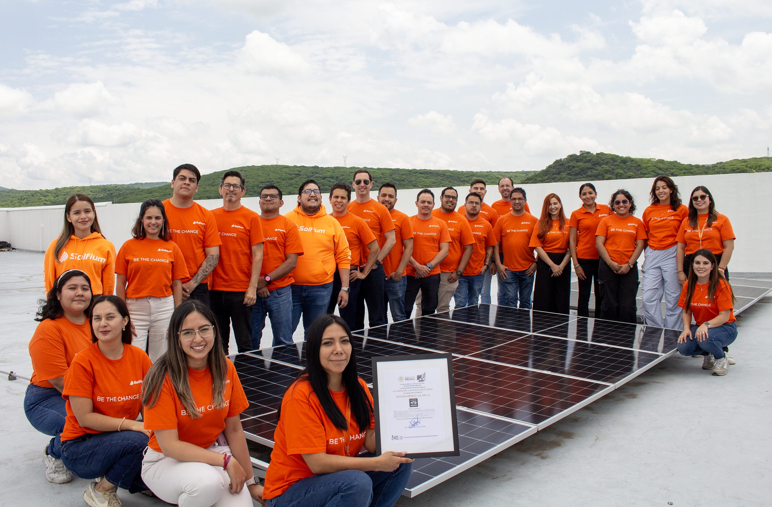 The Solfium team in Mexico