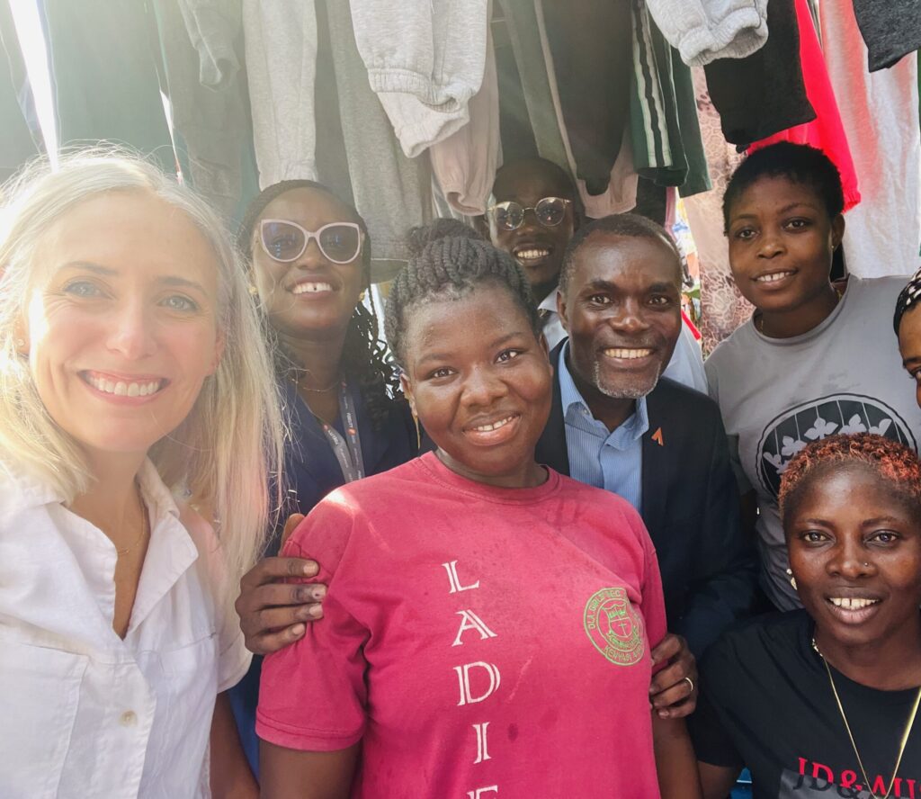 Accion Advisory team visits Fidelity Bank