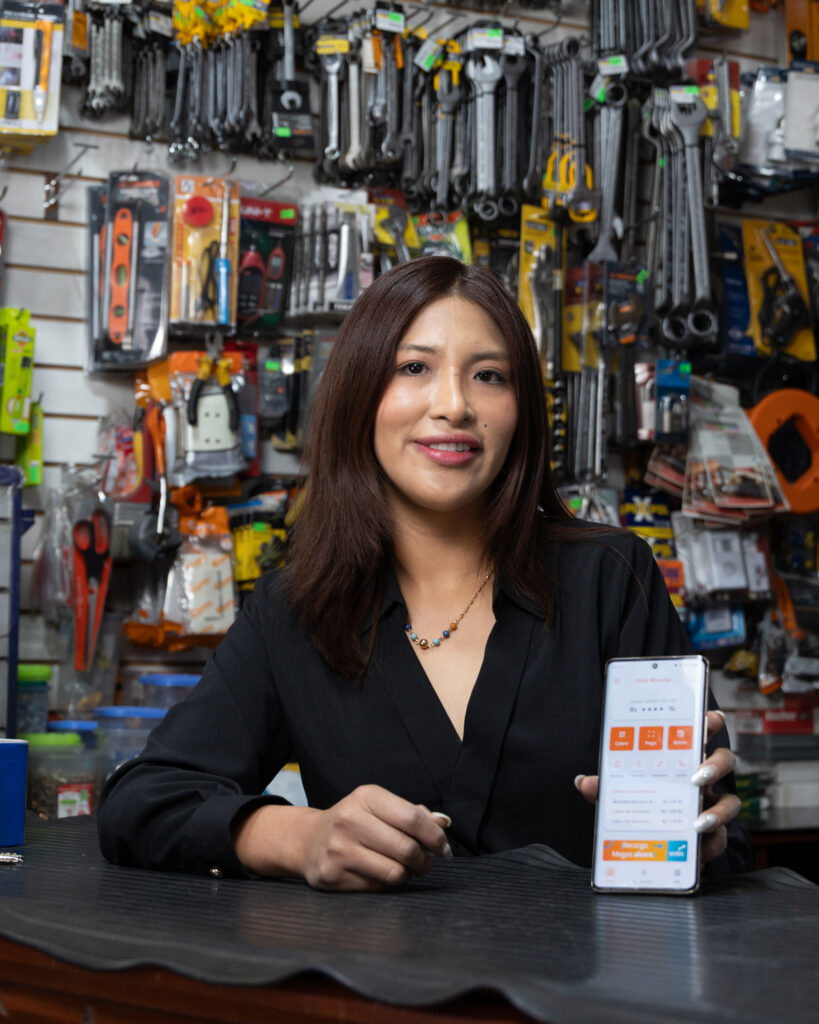 Micaela, BancoSol client in Bolivia